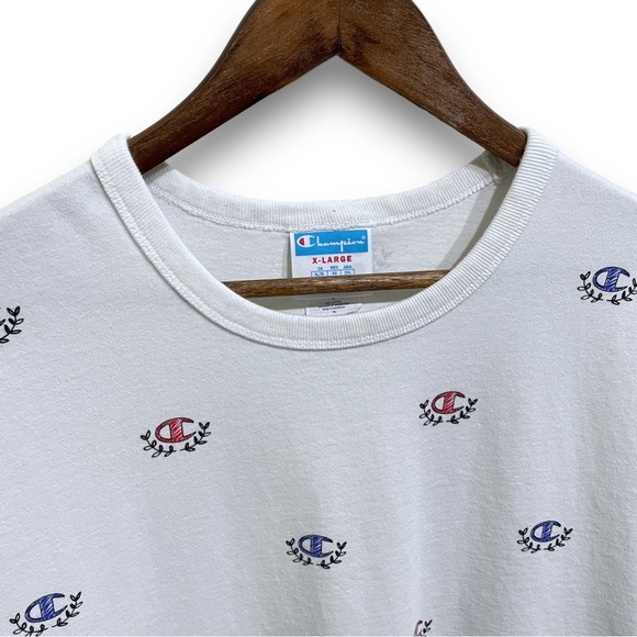 Champion Men's‎ All Over Print T Shirt White / Multi 

Size XL 23.5 x 29 - Picture 3 of 3